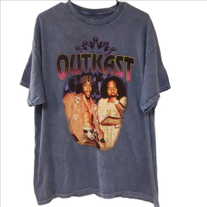 Blue Graphic Outkast Tee - Short Sleeve